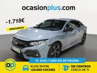 Usado Honda Civic Elegance 129 CV (94 kW) 2018 Gris / plata Berlina