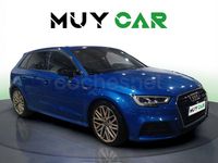 Usado Audi A3 S-Line 150 CV (110 kW) 2018 Azul Berlina