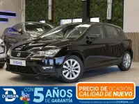 Usado Seat Leon Style 110 CV (80 kW) 2018 Negro Berlina