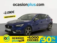 Usado Seat Leon FR 150 CV (110 kW) 2021 Azul