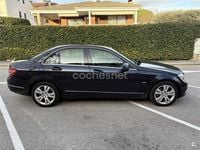 Usado Mercedes C220 Avantgarde 170 CV (125 kW) 2010 Azul Berlina