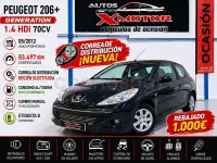 Usado Peugeot 206+ 70 CV (51 kW) 2012 Gris / plata Utilitario