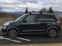 Usado Fiat 500L Trekking 105 CV (77 kW) 2014 Verde Monovolumen