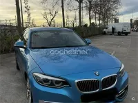 Usado BMW 218 150 CV (110 kW) 2017 Azul Coupe