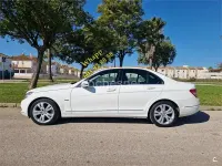 Usado Mercedes C200 Avantgarde 122 CV (89 kW) 2009 Blanco Berlina