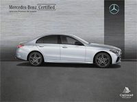 Usado Mercedes C220 AMG line 200 CV (147 kW) 2023 Plata hightech