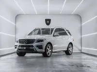 Usado Mercedes GLE250 AMG line 204 CV (150 kW) 2015 Blanco SUV