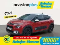 Usado Citroën C3 PureTech 110 CV (80 kW) 2017 Rojo Utilitario