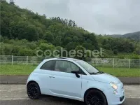 Usado Fiat 500 Lounge 69 CV (50 kW) 2009 Azul Descapotable