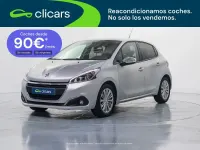 Usado Peugeot 208 Style 82 CV (60 kW) 2017 Gris Utilitario