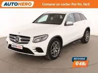 Usado Mercedes GLC250 AMG line 211 CV (155 kW) 2018 Blanco SUV