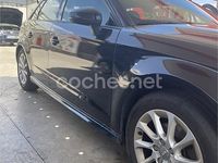 Usado Audi A3 S-Line 110 CV (80 kW) 2015 Negro Berlina