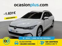 Usado VW Golf VIII Life 110 CV (80 kW) 2022 Blanco Familiar