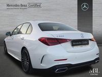 Usado Mercedes C200 AMG line 204 CV (150 kW) 2021 Blanco polar  pintura unicolor Berlina