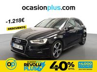 Usado Audi A3 S-Line 110 CV (80 kW) 2016 Negro