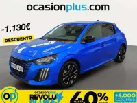 Usado Peugeot 208 Allure 102 CV (75 kW) 2023 Azul Utilitario