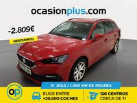 Usado Seat Leon Style 130 CV (95 kW) 2021 Azul Familiar
