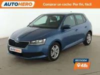 Usado Skoda Fabia Ambition 95 CV (69 kW) 2021 Azul Utilitario