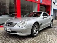 Usado Mercedes SL350 245 CV (180 kW) 2004 Plateado Coupe