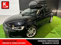 Usado Audi A3 Attraction 110 CV (80 kW) 2015 Negro Berlina