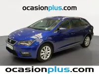 Usado Seat Leon Style Plus 125 CV (91 kW) 2017 Azul Monovolumen