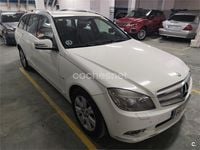 Usado Mercedes C220 Elegance 170 CV (125 kW) 2010 Blanco Familiar