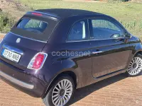 Usado Fiat 500C Lounge 85 CV (62 kW) 2012 Negro Descapotable