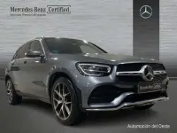 Usado Mercedes GLC220 AMG line 196 CV (144 kW) 2021 Gris SUV