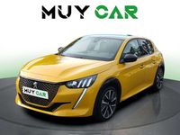 Usado Peugeot e-208 GT-line 100 kW (136 CV) 2020 Amarillo Utilitario