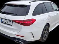 Usado Mercedes C200 163 CV (119 kW) 2022 Blanco Familiar