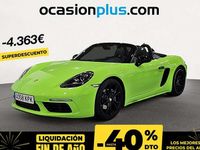 Usado Porsche Boxster 299 CV (219 kW) 2018 Verde Descapotable