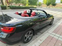 Usado BMW 218 Sport Line 150 CV (110 kW) 2016 Negro Descapotable