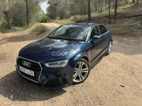 Usado Audi A3 S-Line 116 CV (85 kW) 2019 Azul Berlina