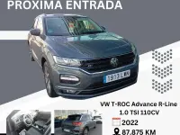 Usado VW T-Roc Advance 110 CV (80 kW) 2022 Gris SUV