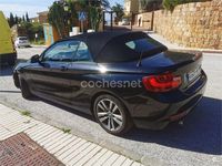 Usado BMW 218 150 CV (110 kW) 2016 Negro Descapotable