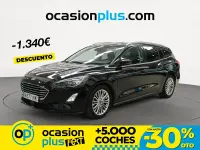 Usado Ford Focus Titanium 125 CV (91 kW) 2019 Negro Familiar