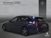 Usado Mercedes C220 AMG line 200 CV (147 kW) 2025 Azul sodalita Familiar