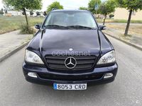 Usado Mercedes ML270 163 CV (119 kW) 2004 Negro SUV