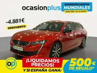 Usado Peugeot 508 SW GT-line 180 CV (132 kW) 2019 Rojo Familiar