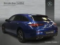Usado Mercedes CLA250e AMG line 163 CV (119 kW) 2025 Azul denim metalizado Coupe