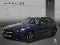 Usado Mercedes C220 AMG line 200 CV (147 kW) 2025 Azul sodalita Familiar