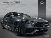 Usado Mercedes C200 AMG line 204 CV (150 kW) 2021 Gris selenita Berlina