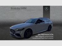 Usado Mercedes C220 AMG line 200 CV (147 kW) 2023 Blanco Familiar