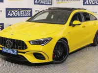 Usado Mercedes CLA45 AMG Shooting Brake AMG 422 CV (310 kW) 2020 Amarillo Familiar