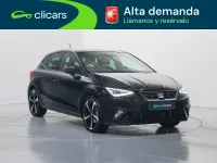 Usado Seat Ibiza FR 110 CV (80 kW) 2023 Negro Utilitario