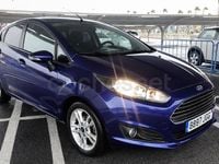 Usado Ford Fiesta Titanium 82 CV (60 kW) 2015 Azul Berlina