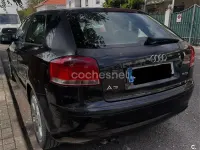 Käytetty Audi A3 Ambition 105 HP (77 kW) 2007 Musta Viistoperä