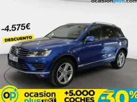 Usado VW Touareg R-line 204 CV (150 kW) 2016 Azul SUV