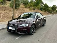 Usado Audi A3 Cabriolet Ambition 150 CV (110 kW) 2014 Granate Descapotable