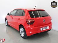 Usado VW Polo R-line 95 CV (69 kW) 2021 Rojo Berlina
